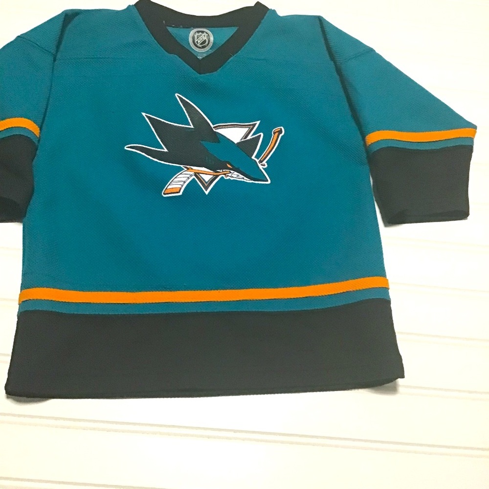NHL San Jose Sharks Jersey Toddler Size XS 4/5 Pavelski 8